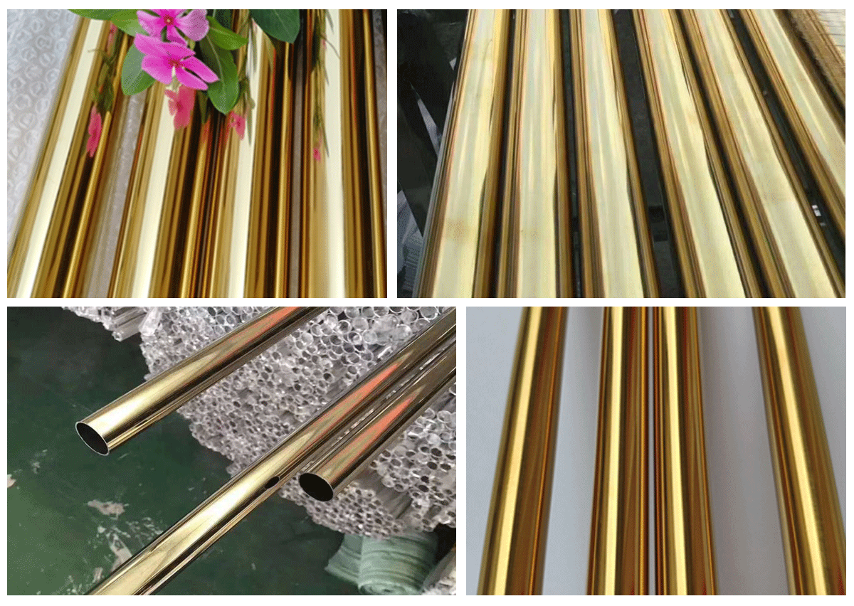 Color Stainless Steel Decorative Pipes