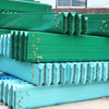 Three wave galvanized guardrail panels