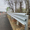 Three wave galvanized guardrail panels