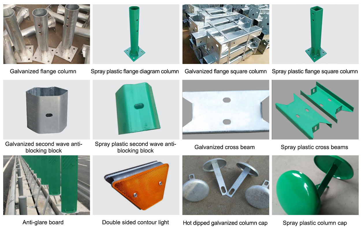 Three wave guardrail board