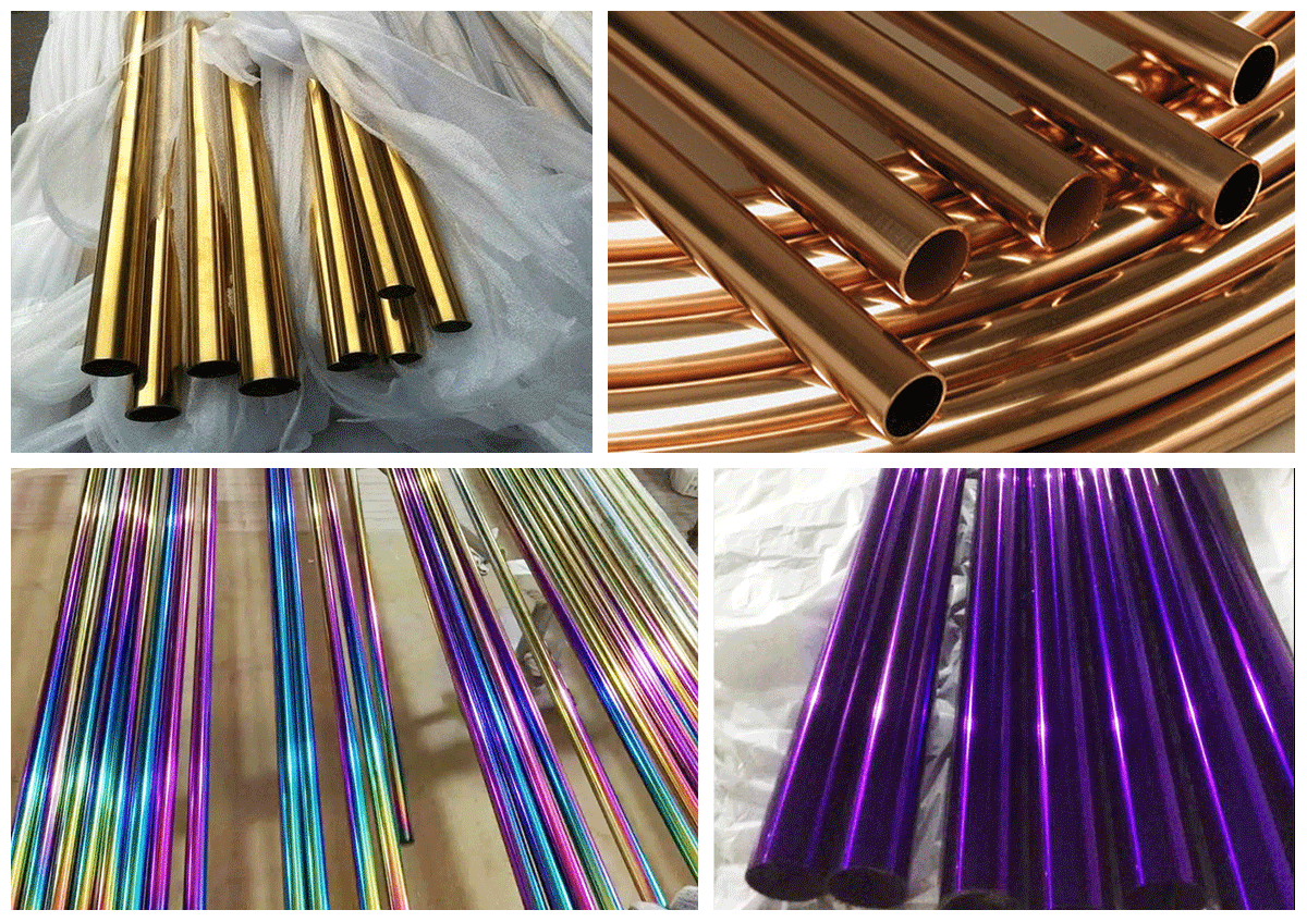Color Stainless Steel Decorative Pipes