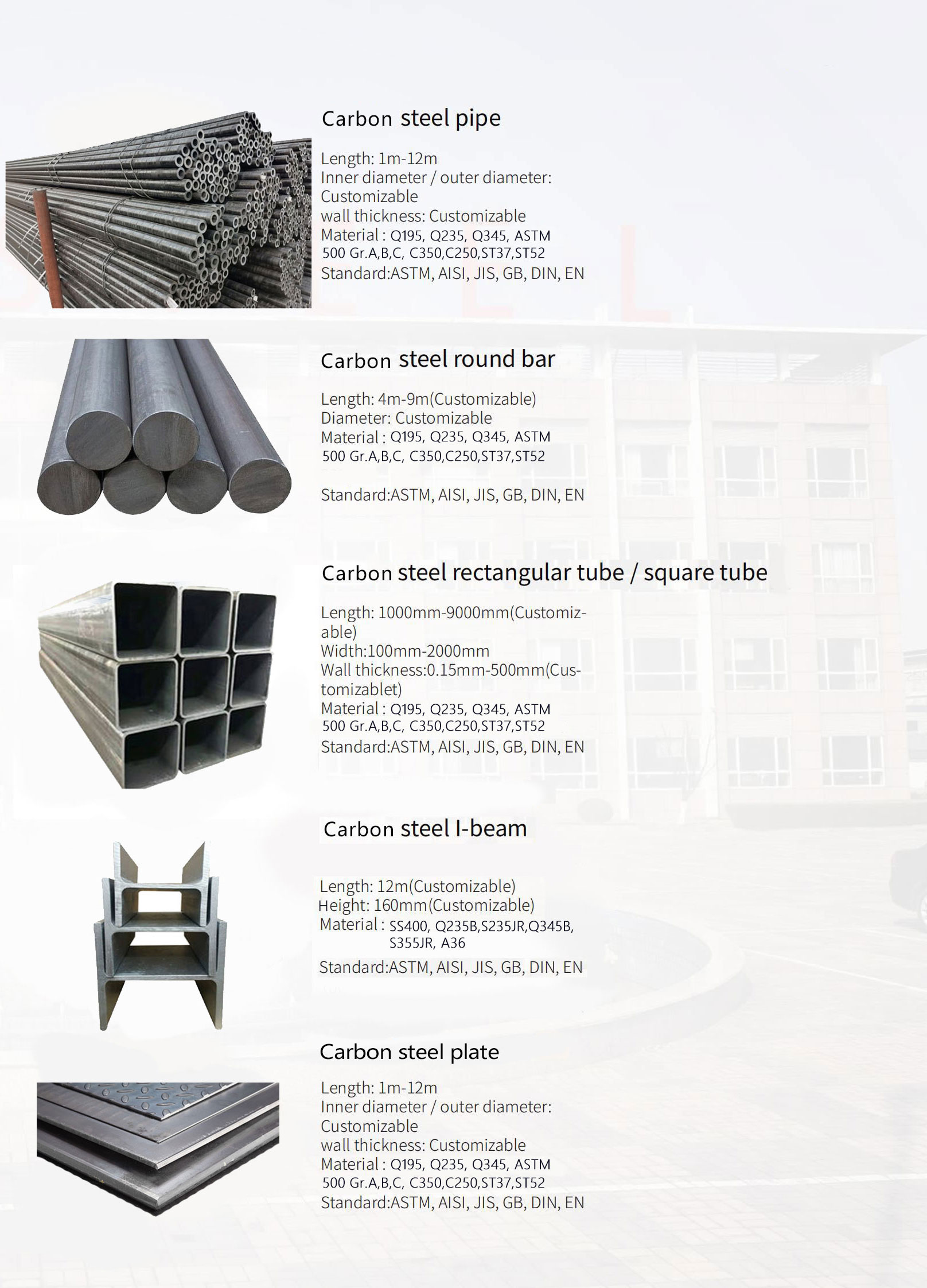 H Shape Steel Structure Column Beam, Steel Hbeam Price/Structural