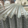 Three wave galvanized guardrail panels