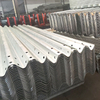 Three wave galvanized guardrail panels