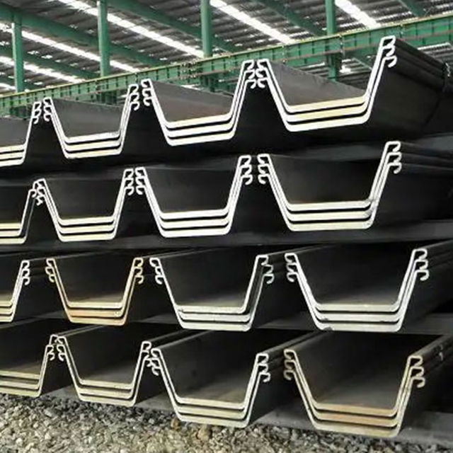 Q345B Q235B Cold-formed sheet pile Hot Rolled Steel Piling 